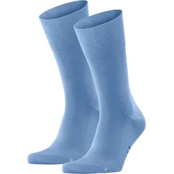 Socken Herren 2er Pack Stretch-Tiago BLAU|pastellblau 41/42