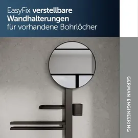 Ideal Standard Beauty Kosmetikspiegel-Set Bar M700 Schwarz Matt