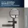 Ideal Standard Beauty Kosmetikspiegel-Set Bar M700 Schwarz Matt