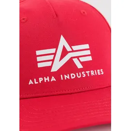 Alpha Industries Basic Trucker Kappe Speed Red One Size