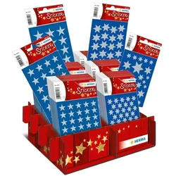 HERMA Display Sticker DECOR Sterne Silber