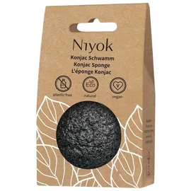 Niyok Konjac Schwamm - Bambuskohle