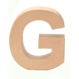 Glorex  Gmbh Papp Buchstabe g 17,5 x 5,5 cm Pappartikel
