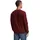 Tom Tailor 1047570 Structured Crewneck Knit Pullover - Samba Red Navy Twotone M