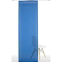 LIEDECO Schiebegardine Klettband 60 x 245 cm blau