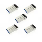 GIGASTONE 256GB Nano Flash-Laufwerk (5 Stück) Z90 USB 3.2 Gen 1, 120MB/s UltraSchnell, Mini, Metalldesign, Daten"speicherung, Backup für PC/Mac/TV/Auto, USB 2.0/3.0/3.1 Kompatibel