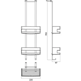 EMCO System2 Duschkorb 354500125