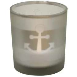 Krasilnikoff Kerzenhalter Anker, Ø7cm, grau