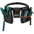 Wiltec Werkzeuggürtel 63,5 x 25,5 cm bis 15 kg, Werkzeug Gürteltasche 23 Fächer, Gürtel Werkzeugtasche verstellbar, robuste Arbeitstasche