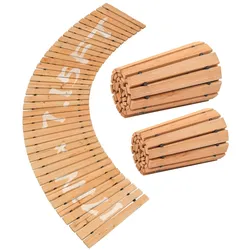 VEVOR Rollweg Gartenweg Ausrollbarer Holzweg Gartentritt Trittplatten 218x43cm