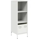 vidaXL Highboard Weiß 35x39x103,5 cm Stahl