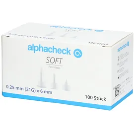 Berger Med Gmbh Alphacheck soft Pen-Nadeln 31 Gx6 mm