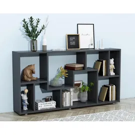 VCM Lanisa Bücherregal 116 x 20 x 58 cm Holzfarben