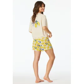 SCHIESSER Shorty Pyjama-Shorts Weiß 42
