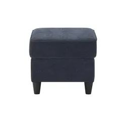 Hocker  Kivana , blau , Maße (cm): B: 52 H: 45 T: 52