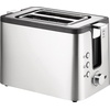 Unold Toaster TOASTER 2er Kompakt mit 4 Funktionen, Toaster, Schwarz, Silber