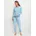 Bündchen-Pyjama Cascade Blue 44-46