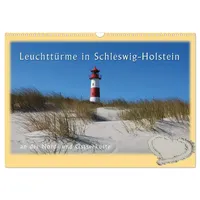 Calvendo Leuchttürme Schleswig-Holsteins (Wandkalender 2026 DIN A3 quer), CALVENDO