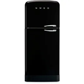 Smeg FAB50LBL5 Retro-Kühl-Gefrierkombination (400 l, 1921 mm hoch, Schwarz)