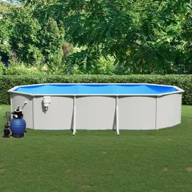 vidaXL Pool 610 x 360 x 120 cm inkl. Santfilterpumpe