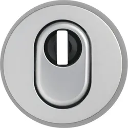 ZT-Schutz-Schlüsselrosette, RHZS415 SB, PZ,RH15, Aluminium, naturfarbig eloxiert