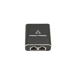 Sxhlseller RJ45-Netzwerk-Splitter-Adapter Gigabit, 1000 Mbit/s Ethernet-Kabel-Splitter 1 auf 2, Gigabit-Internet-Splitter mit USB-Stromversorgung, Zwei Geräte Teilen Sich das Internet
