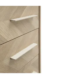MÖBELPARTNER Arezzo Rollcontainer 32,6 x 39,1 x 59,7 cm schwarz