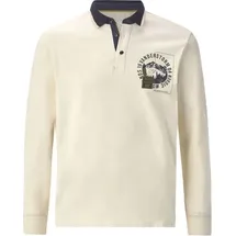 Jan Vanderstorm Langarm-Poloshirt OLSLAND wollweiß- 52/54