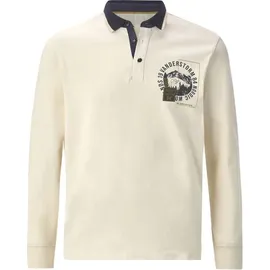 Jan Vanderstorm Langarm-Poloshirt OLSLAND wollweiß- 52/54