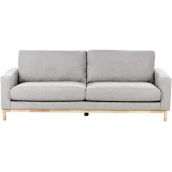 3-Sitzer Sofa grau / hellbraun SIGGARD