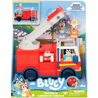 MOOSE TOYS LTD Feuerwehr Spielfigurenset mit Bingo & Bluey Figuren, rot/mehrfarbig