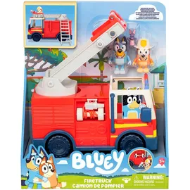 MOOSE TOYS LTD Feuerwehr Spielfigurenset mit Bingo & Bluey Figuren, rot/mehrfarbig