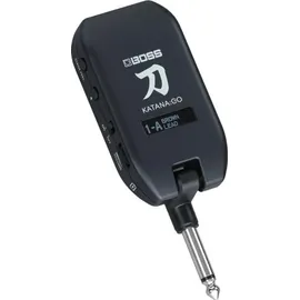 Boss Katana GO Amp Plug mit Tasche und Tuch - Schwarz