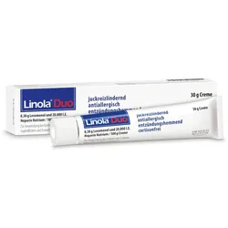 Linola Duo - Cortisonfreie Creme gegen Juckreiz 30 g Creme