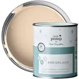 MissPompadour Kreidefarbe für Möbel Apricot & Heiter 750ml - Holzfarbe, Holzlack matt innen - Möbellack, Möbelfarbe ohne Schleifen - Kreidefarbe für Holz, Metall, Kunststoff - LittlePomp