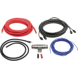ACV, Car HiFi Kabel, Kabel Kit Endstufe Strom 5m 10mm2 5m Cinch 40A AGU