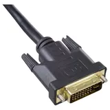 Akyga Anschlusskabel 1.8m Schwarz AK-AV-03 DVI-Kabel