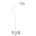 lumeno LED Lupenleuchte 721X-MKIII, inkl. Rollstativ 6159, 5 Dioptrien, grau