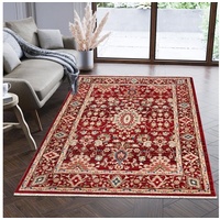 Orientteppich Oriente Teppich - Traditioneller Teppich Orient Rot, Mazovia, 200 x 305 cm, Geeignet für Fußbodenheizung, Pflegeleicht, Wohnzimmerteppich rot 200 x 305 cm