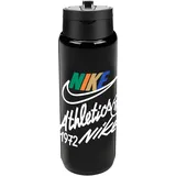 Nike Tr Renew Recharge 710ml Graphic Straw Flasche - BlaBlaGrn - One Size