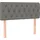 vidaXL Boxspringbett 100 x 200 cm Dunkelgrau