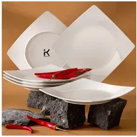 Konsimo® Teller-Set EPIRI Geschirrset Speiseteller 6 Personen, hergestellt in