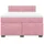 vidaXL Boxspringbett 140 x 200 cm H2 Rosa