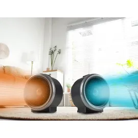 DOMO Heizlüfter DO7326F 2000 W Schwarz