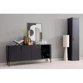 Woood Gunnar Mehrzweckschrank 45 x 39 x 217 cm Schwarz
