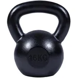 GORILLA SPORTS® Kettlebell - 2 bis 32 kg Gewichte, Einzeln/Set, Gusseisen, Bodenschonend, Silber oder Schwarz - Kugelhantel, Schwunghantel, Kugelgewicht, Rundgewicht, Krafttraining