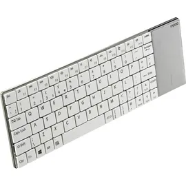 Rapoo E2710 Wireless Keyboard mit Touchpad DE weiß (16197)