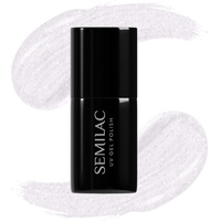 Semilac UV Nagellack 092 Shimmering White 7ml Kollektion Black&White