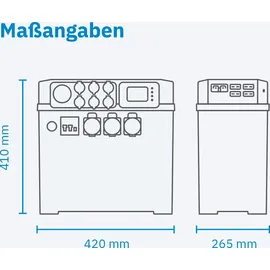 Ective AccuBox 200S Powerstation 2,56 kWh