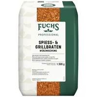 Fuchs Professional - Spieß- und Grillbraten Würzmischung | Gewürz für Spießgerichte, auch für Gemüsespieße geeignet | Profi-Qualität für Großverbraucher | 1,5 kg im recyclebaren Beutel